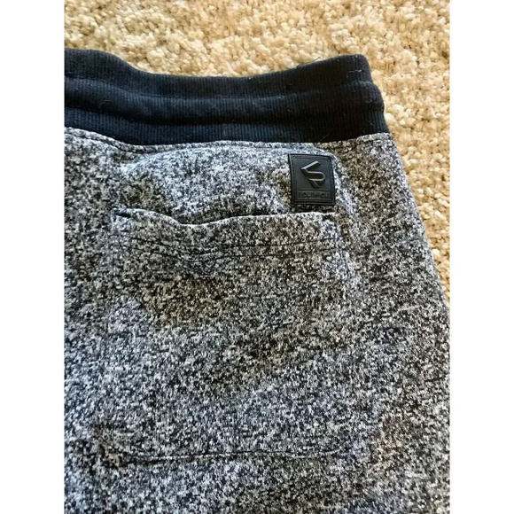 South Pole Joggers Mens Lined Sweatpants Size XL Marled Black Pant - Picture 4 of 7